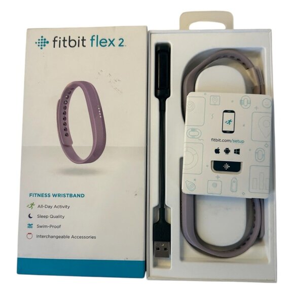 Fitbit Flex 2 Bluetooth Health Activity Sleep Tracker Sports S&L Band IN BOX US - Picture 14 of 16